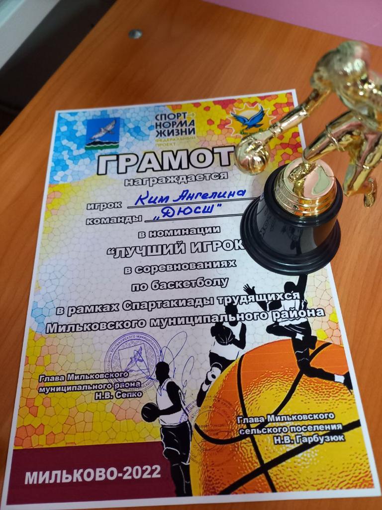 Соревнования по баскетболу в рамках Спартакиады трудящихся Мильковского муниципального района